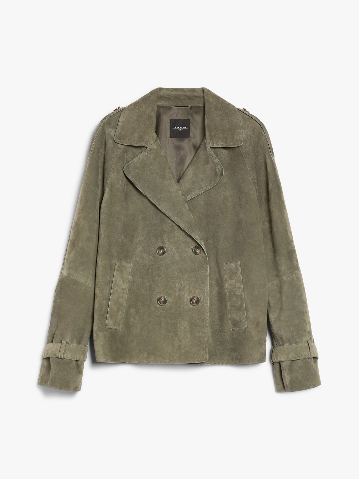 OBLATO SUEDE DOUBLE BREASTED JACKET