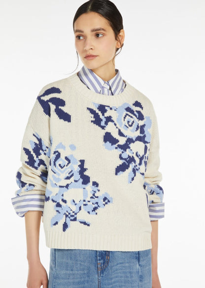 FABIAN PATTERNED COTTON JUMPER