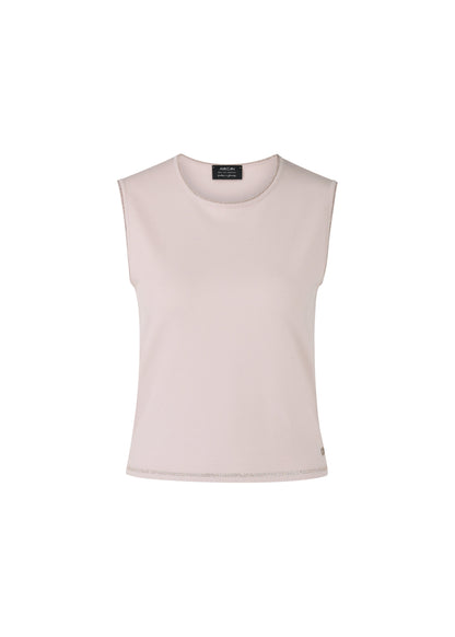 Light pink sleeveless top on a white background