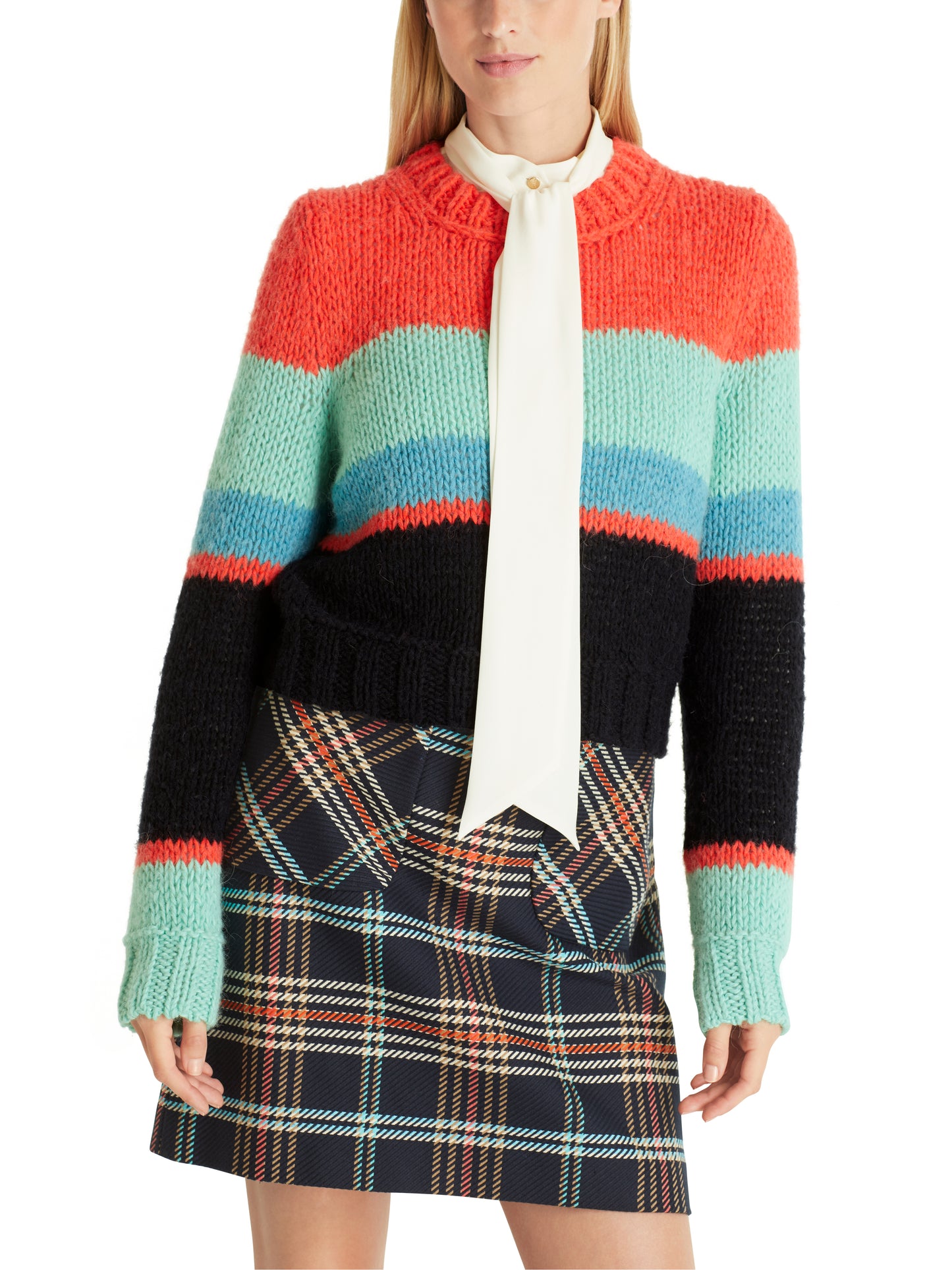 VIBRANT COLOUR BLOCK KNIT