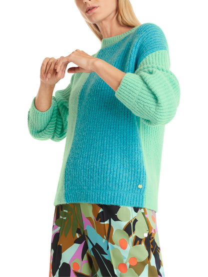 TONAL COLOUR BLOCK KNIT