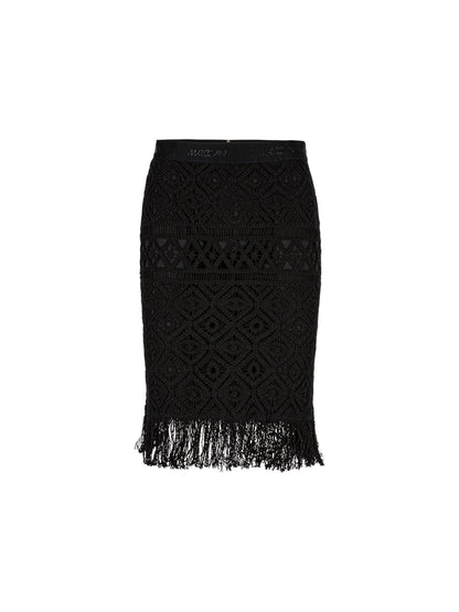 SKIRT MADE FROM CROCHET LACE