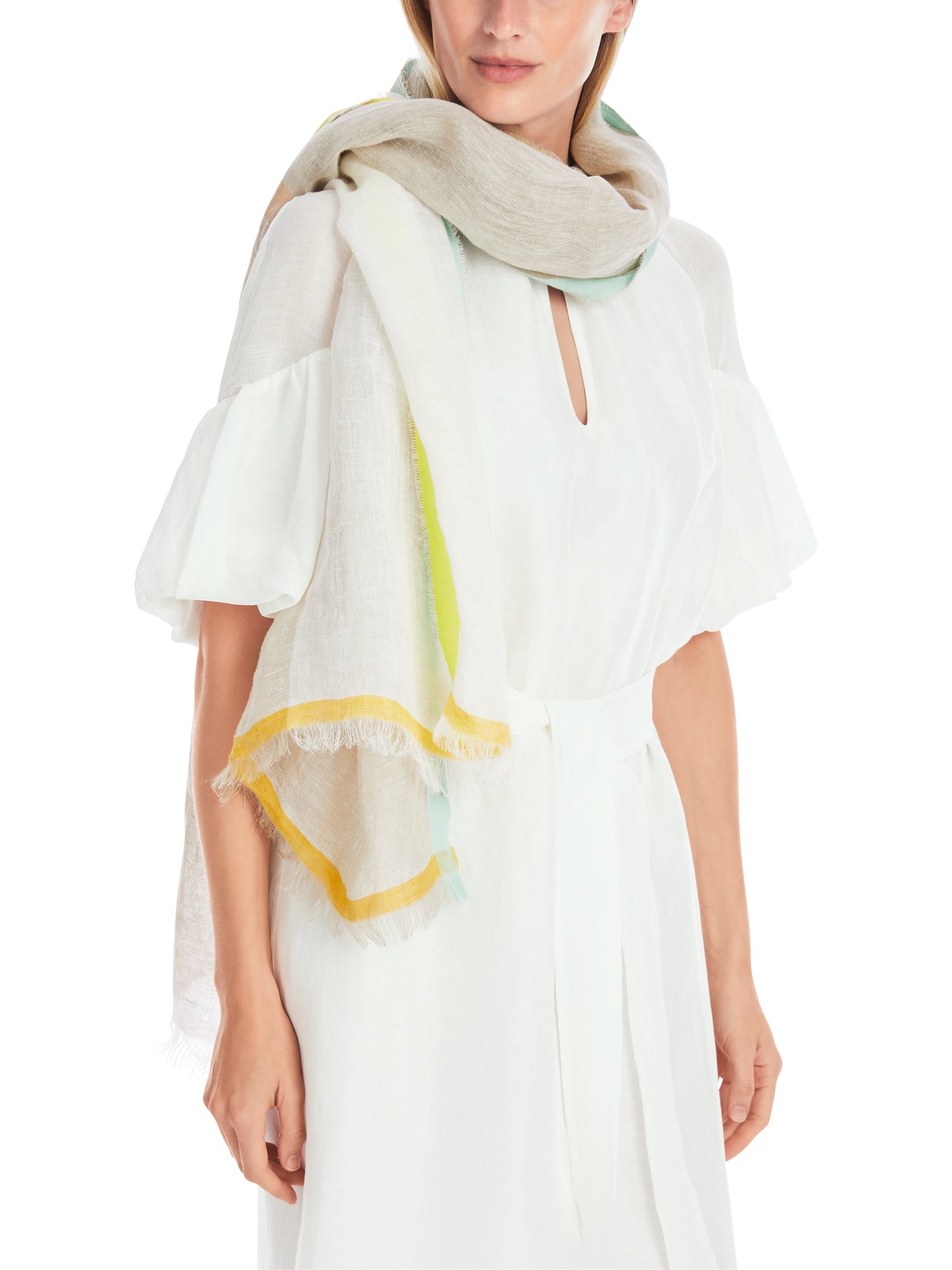 PLAIN MINI DRESS W BALLOON SLEEVES