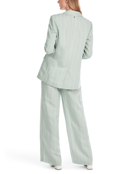 LARGE PINSTRIPE DOUBLE BREASTED BLAZER