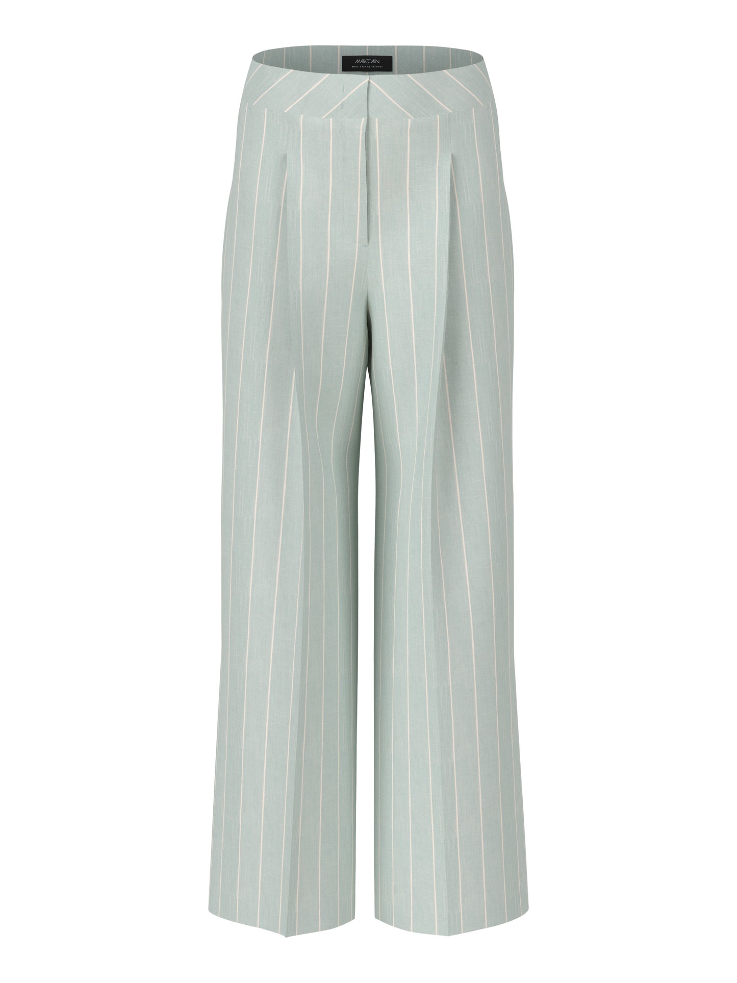 LARGE PINSTRIPE WIDE TROUSER