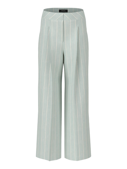 LARGE PINSTRIPE WIDE TROUSER