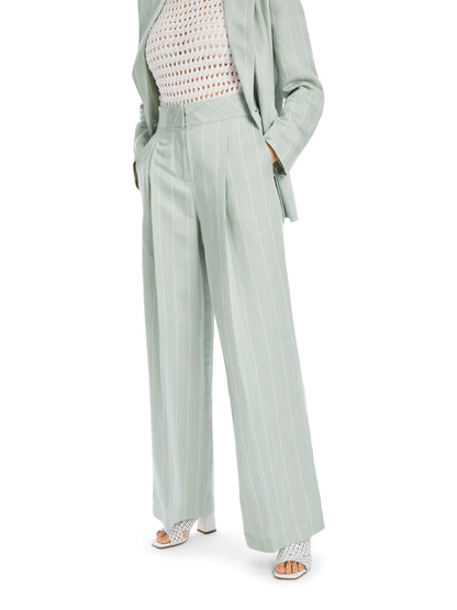 LARGE PINSTRIPE WIDE TROUSER