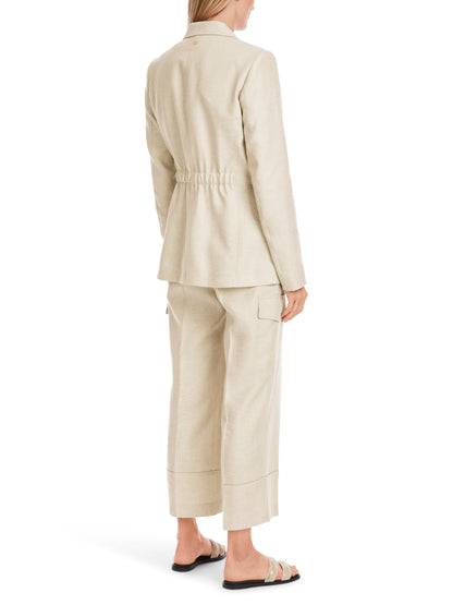 SLIM FIT BLAZER IN UTILITY STYLE