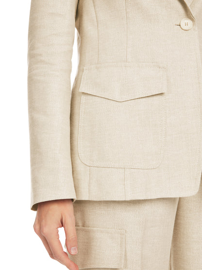 SLIM FIT BLAZER IN UTILITY STYLE