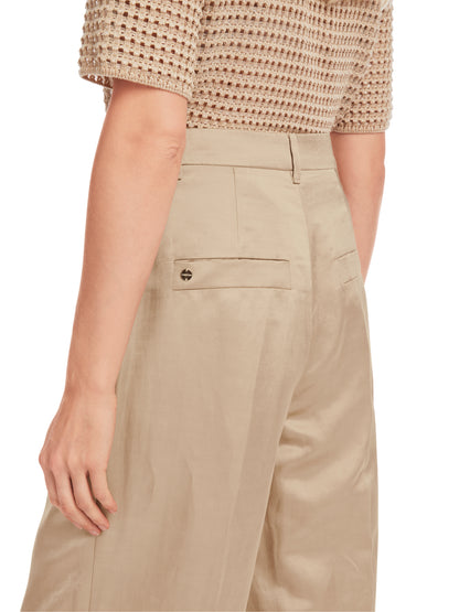 WICHITA WIDE PLEATED TROUSER SATIN