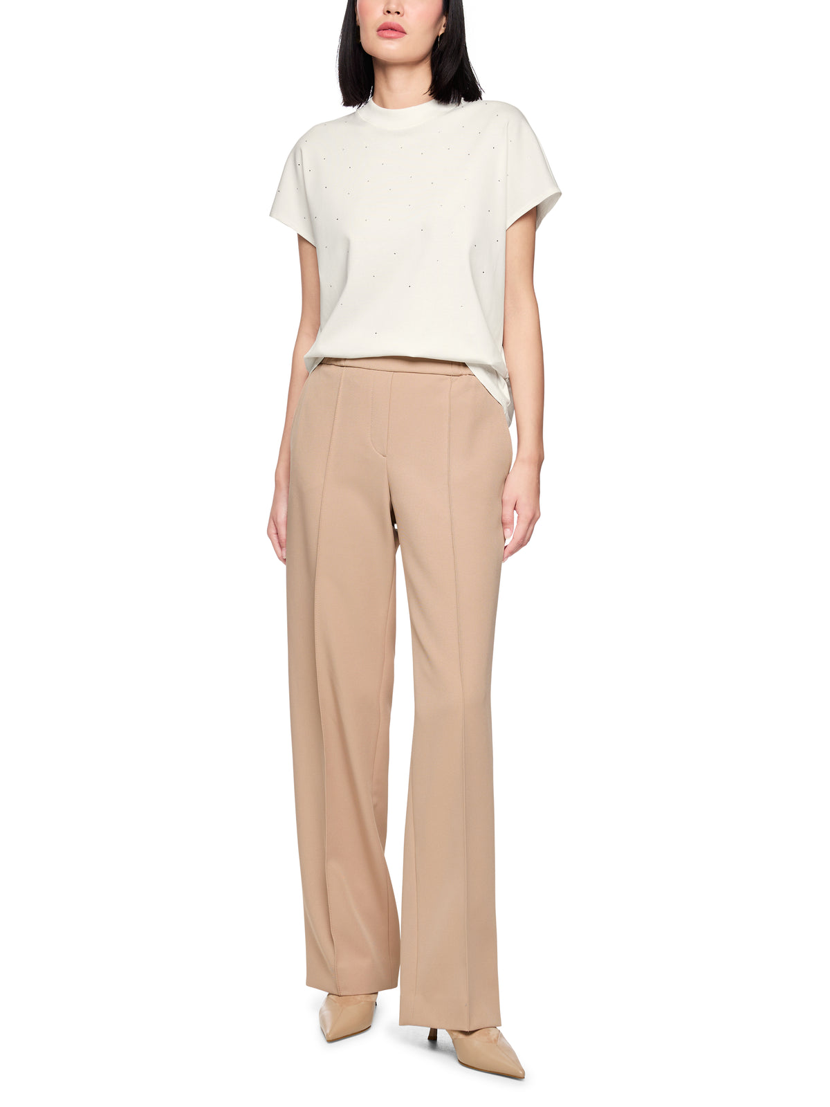 Short Sleeve T-Shirt W Diamonte by Marc Cain - view 3