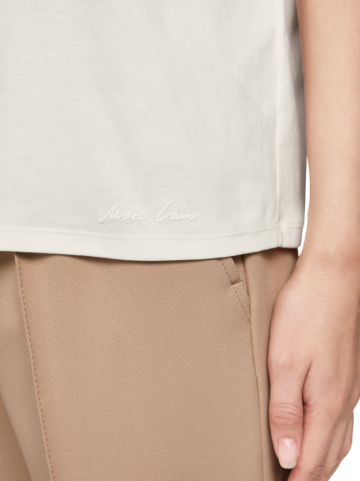 Short Sleeve T-Shirt W Diamonte by Marc Cain - view 6