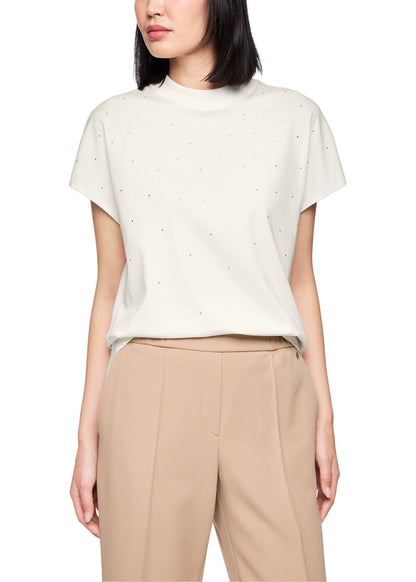 Short Sleeve T-Shirt W Diamonte by Marc Cain - view 2