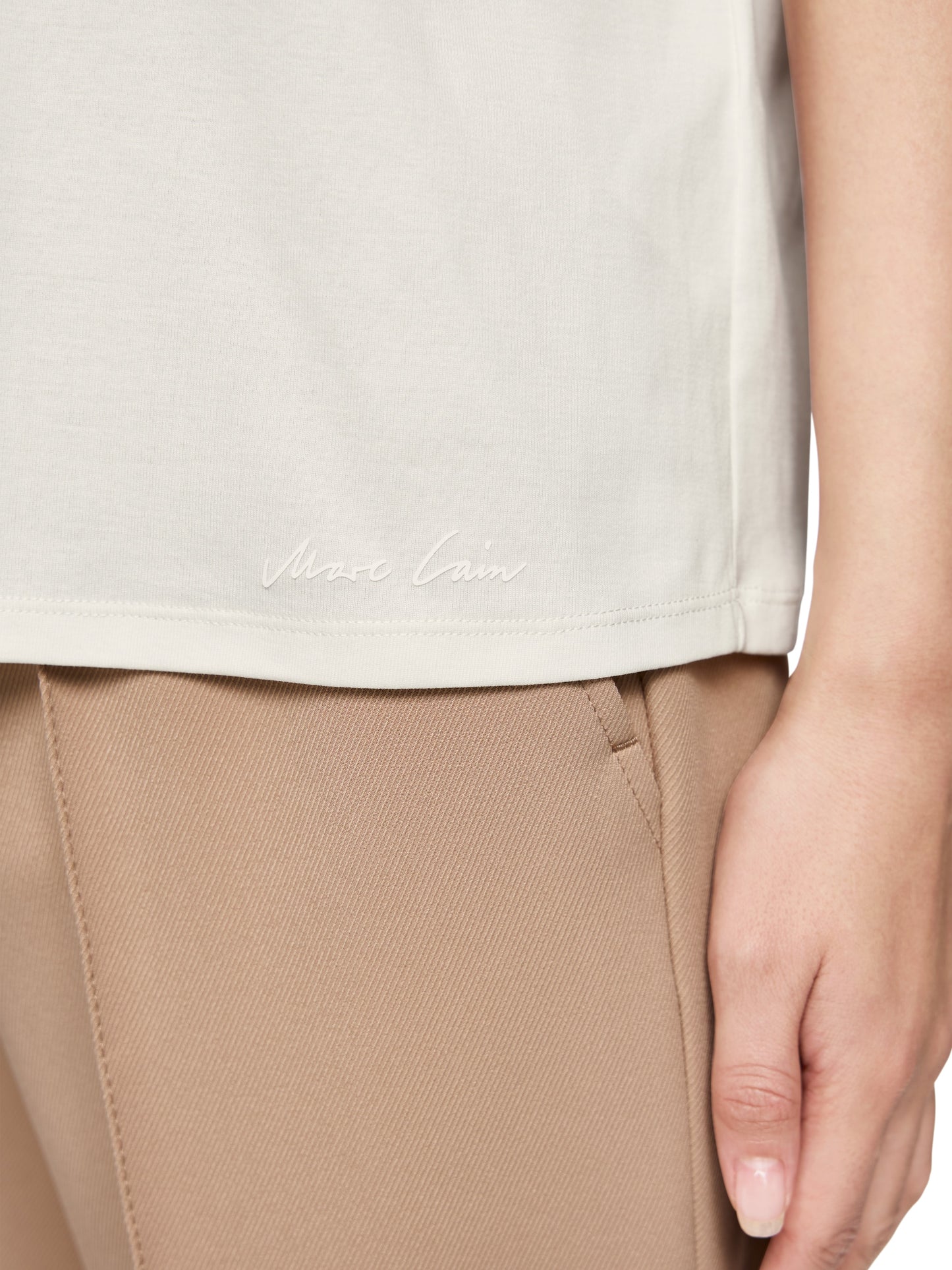 Short Sleeve T-Shirt W Diamonte by Marc Cain - view 8