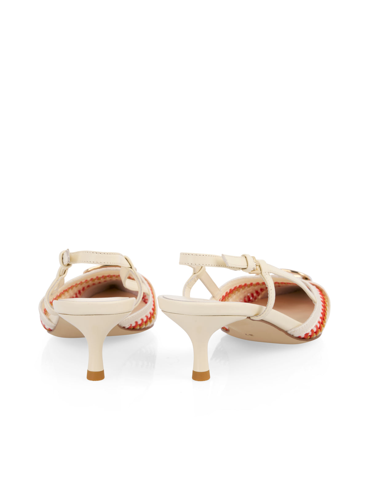 KNITTED DETAIL SLINGBACKS