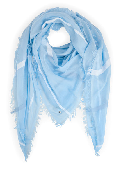 COTTON SCARF W FRINGES