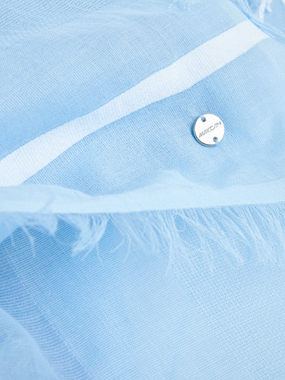 COTTON SCARF W FRINGES