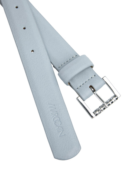 LEATHER BELT IN MAGICAL BLUE