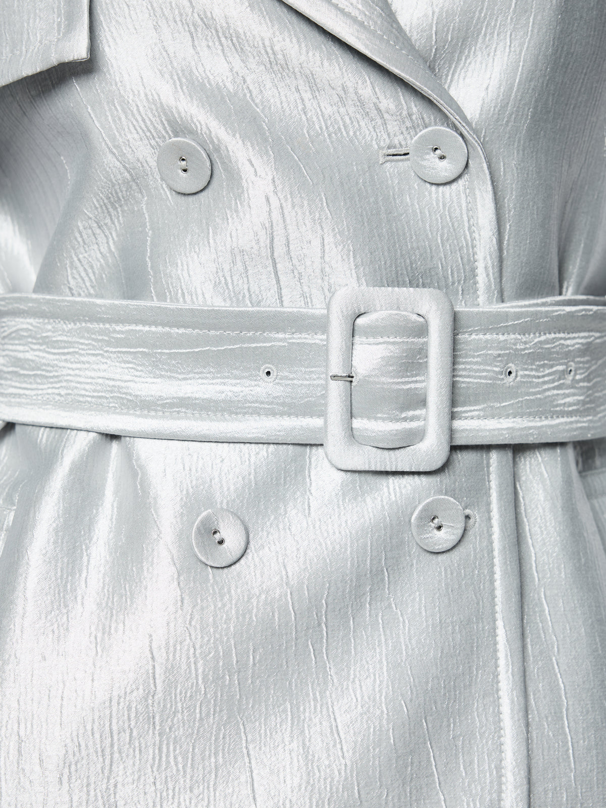 LIGHTWEIGHT SHORT TRENCH JACKET IN MICROCHIP