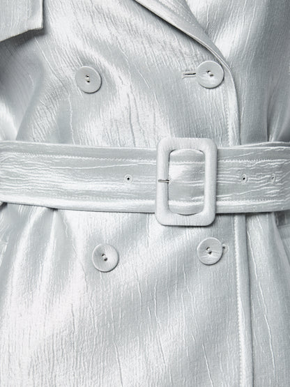 LIGHTWEIGHT SHORT TRENCH JACKET IN MICROCHIP