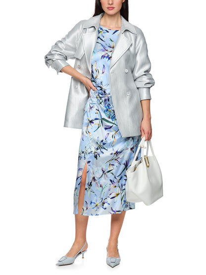 LIGHTWEIGHT SHORT TRENCH JACKET IN MICROCHIP