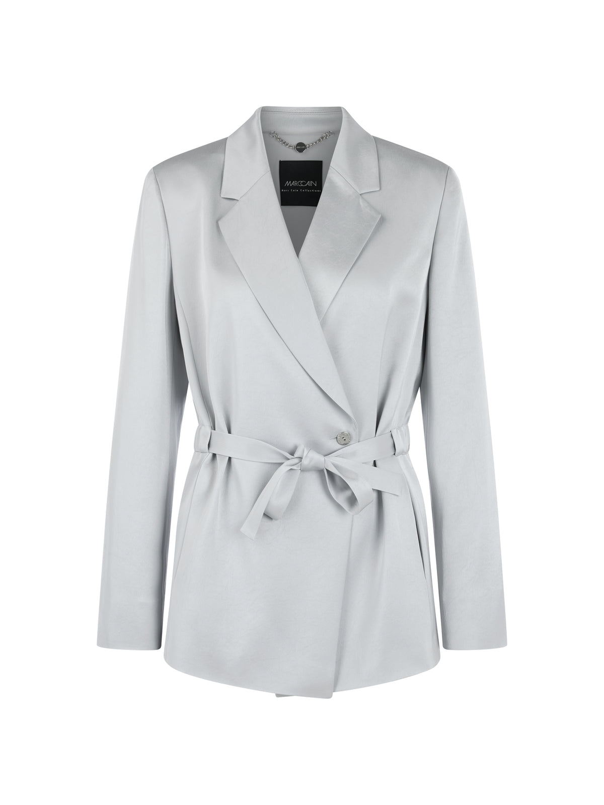 WRAP EVENING BLAZER IN MICROCHIP