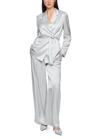 WRAP EVENING BLAZER IN MICROCHIP
