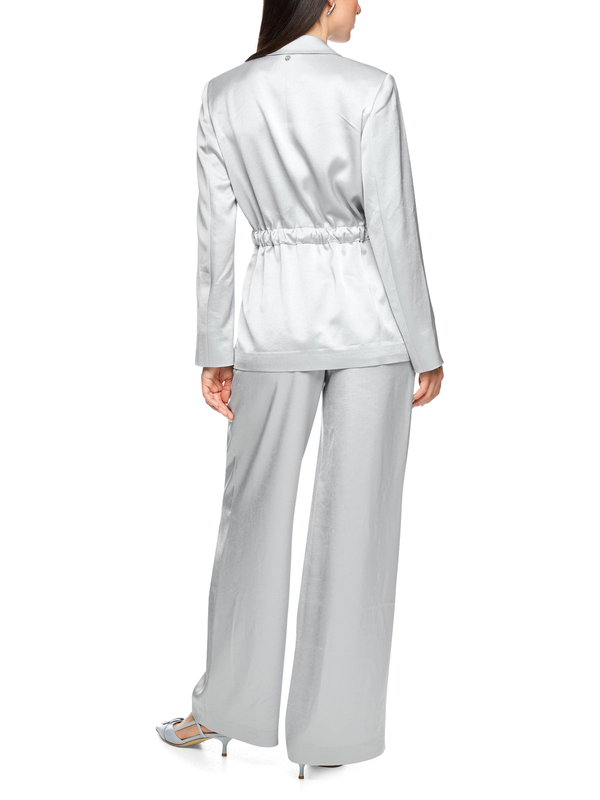 WRAP EVENING BLAZER IN MICROCHIP