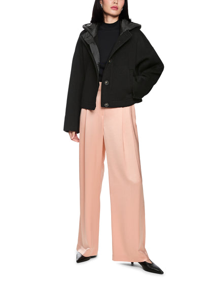 Black Light  Wool Jacket W Hood by Marc Cain - view 2