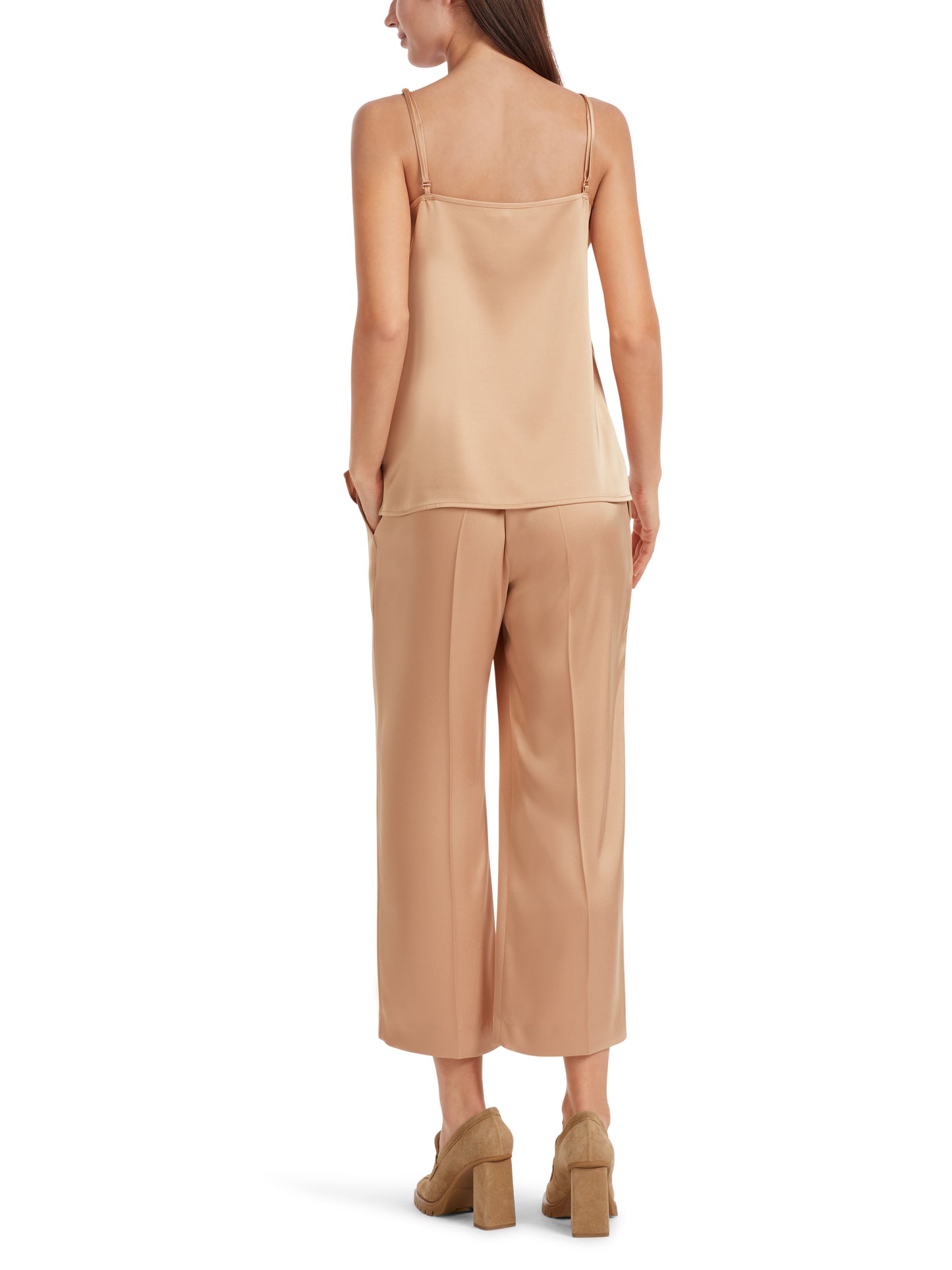 SILKY CAMI WITH MARC CAIN CHAIN ON STRAP