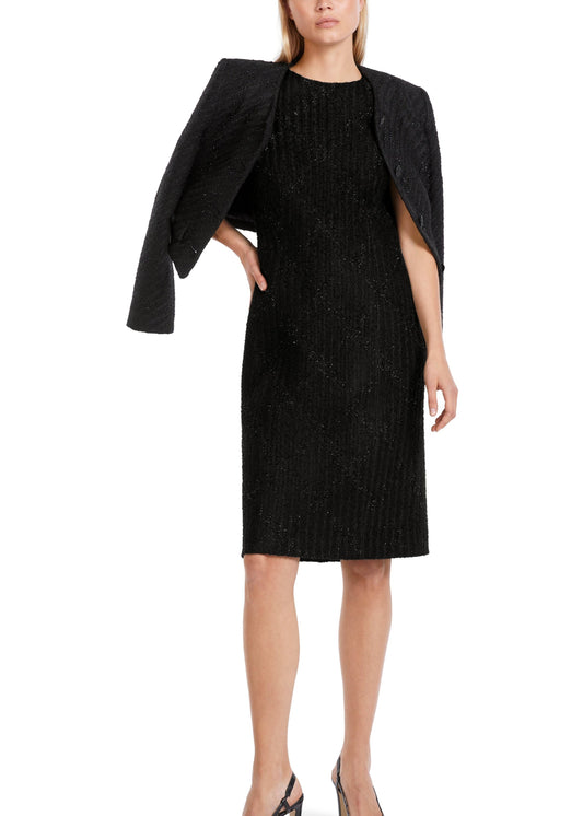 CLASSIC LITTLE BLACK DRESS W LUREX THREAD