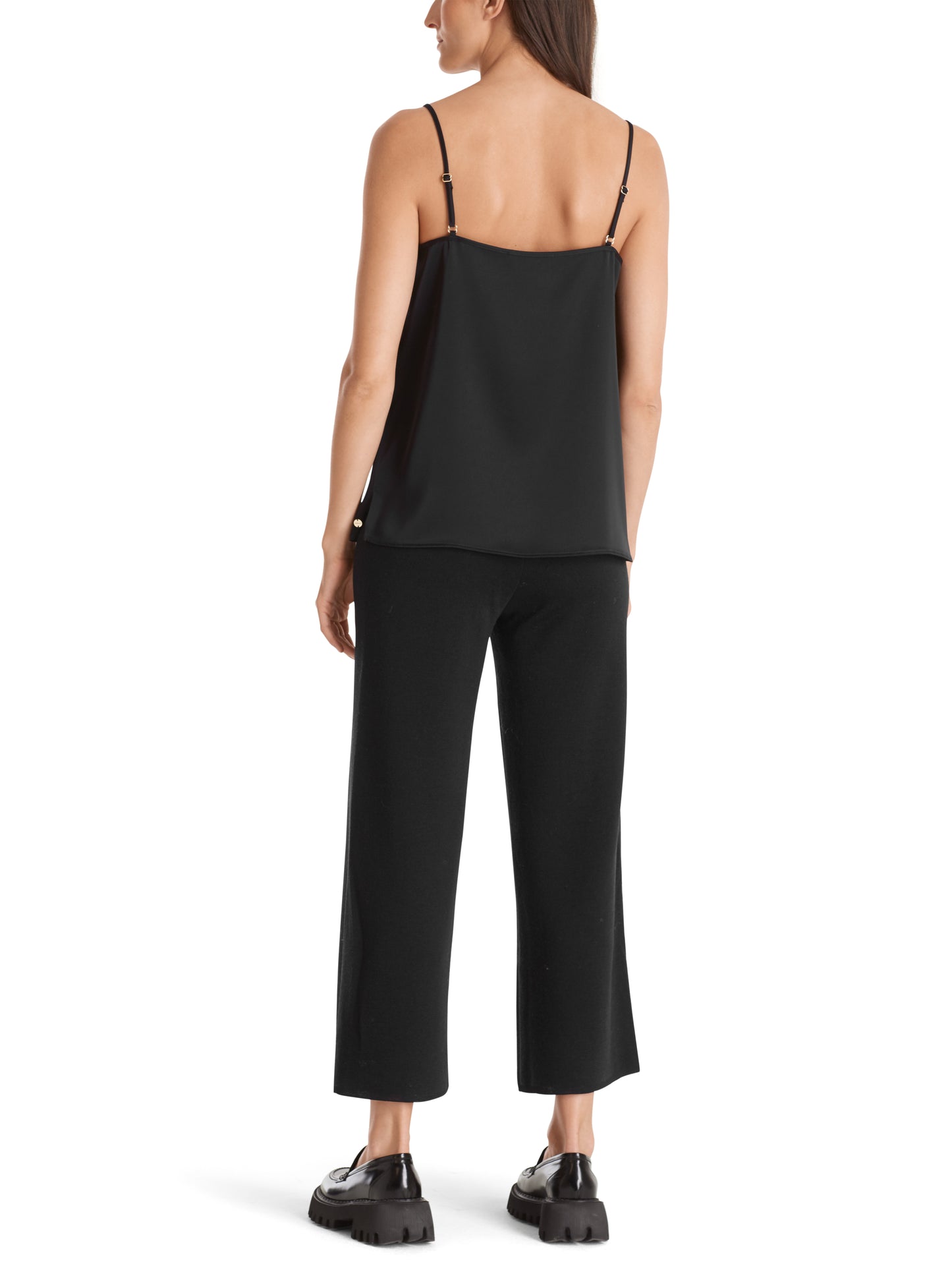 SILKY CAMI WITH MARC CAIN CHAIN ON STRAP