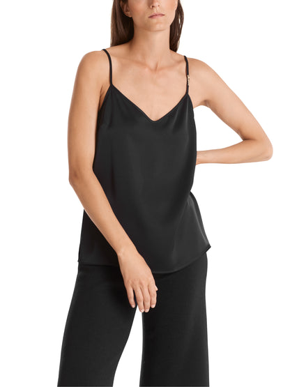 SILKY CAMI WITH MARC CAIN CHAIN ON STRAP