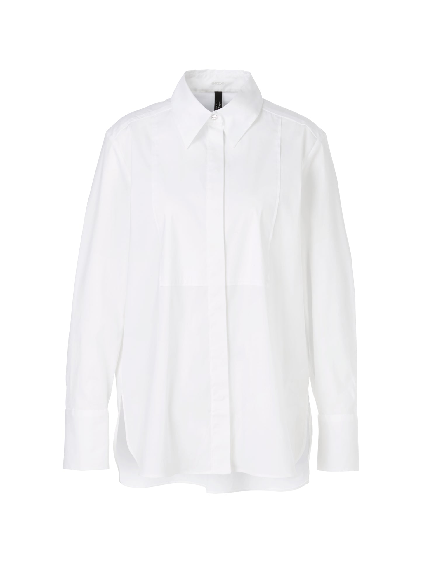 SHIRT W CONCEALED BUTTON PLACKET