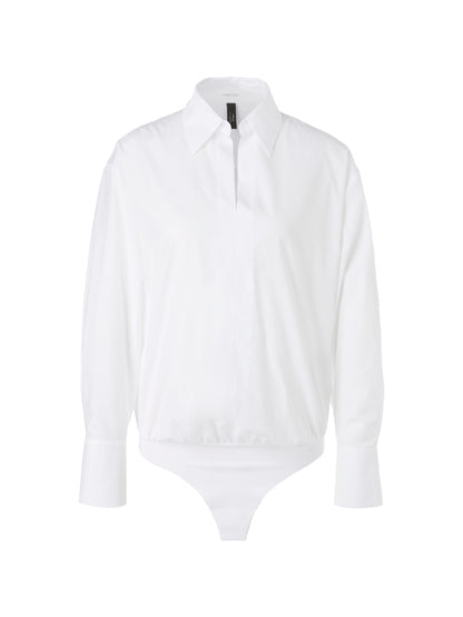 COTTON OVERSIZED BLOUSE IN BODY SUIT