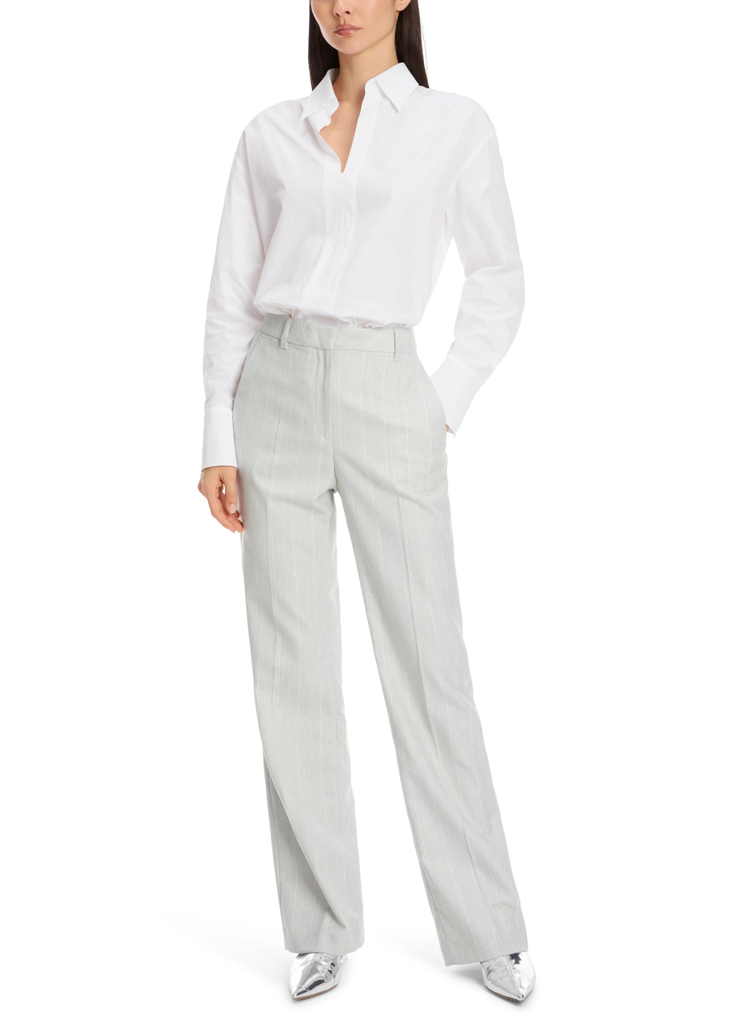 COTTON OVERSIZED BLOUSE IN BODY SUIT