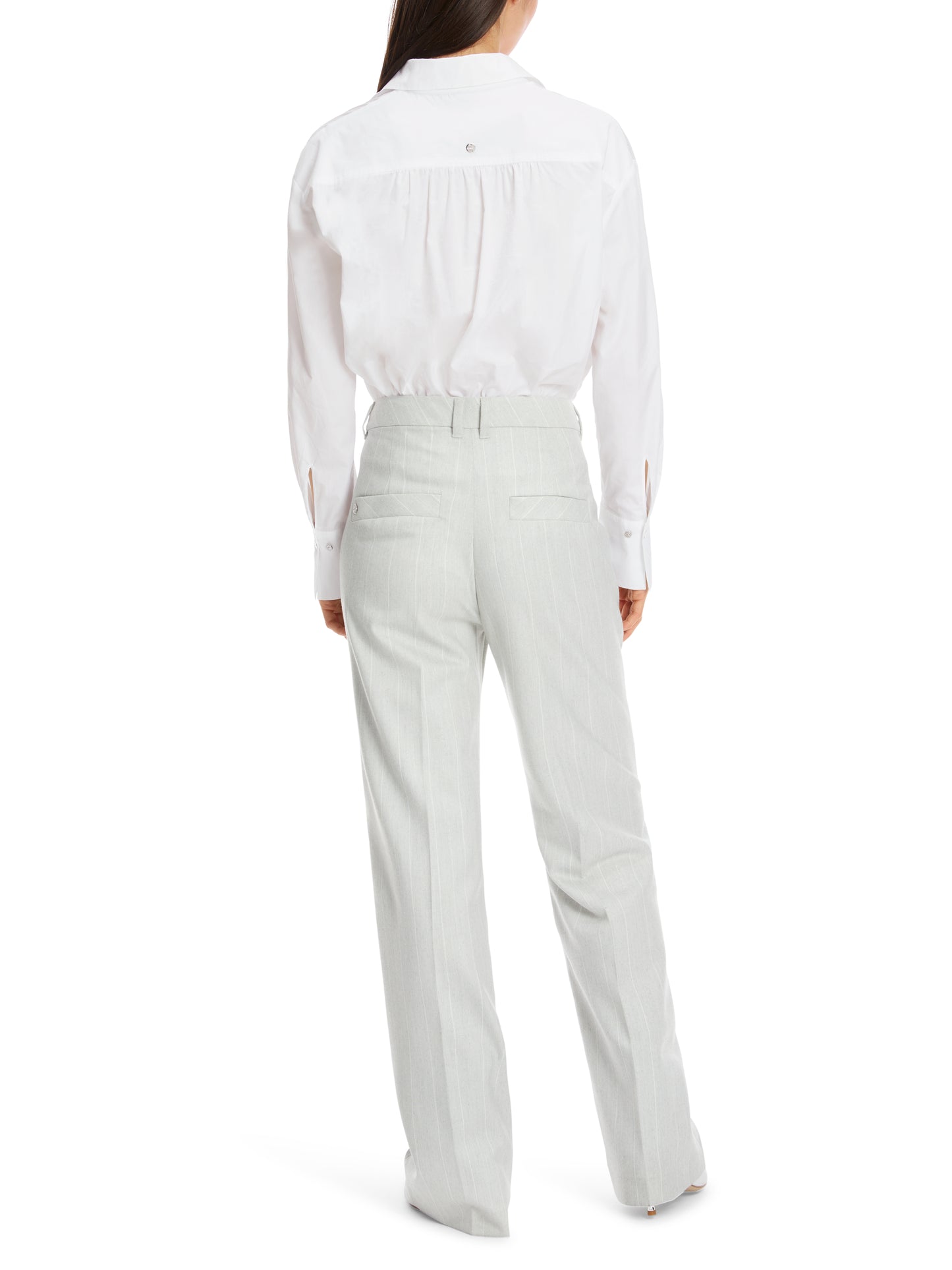 COTTON OVERSIZED BLOUSE IN BODY SUIT