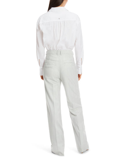 COTTON OVERSIZED BLOUSE IN BODY SUIT