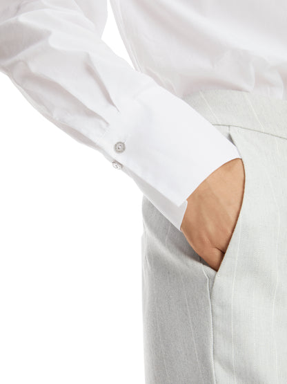 COTTON OVERSIZED BLOUSE IN BODY SUIT