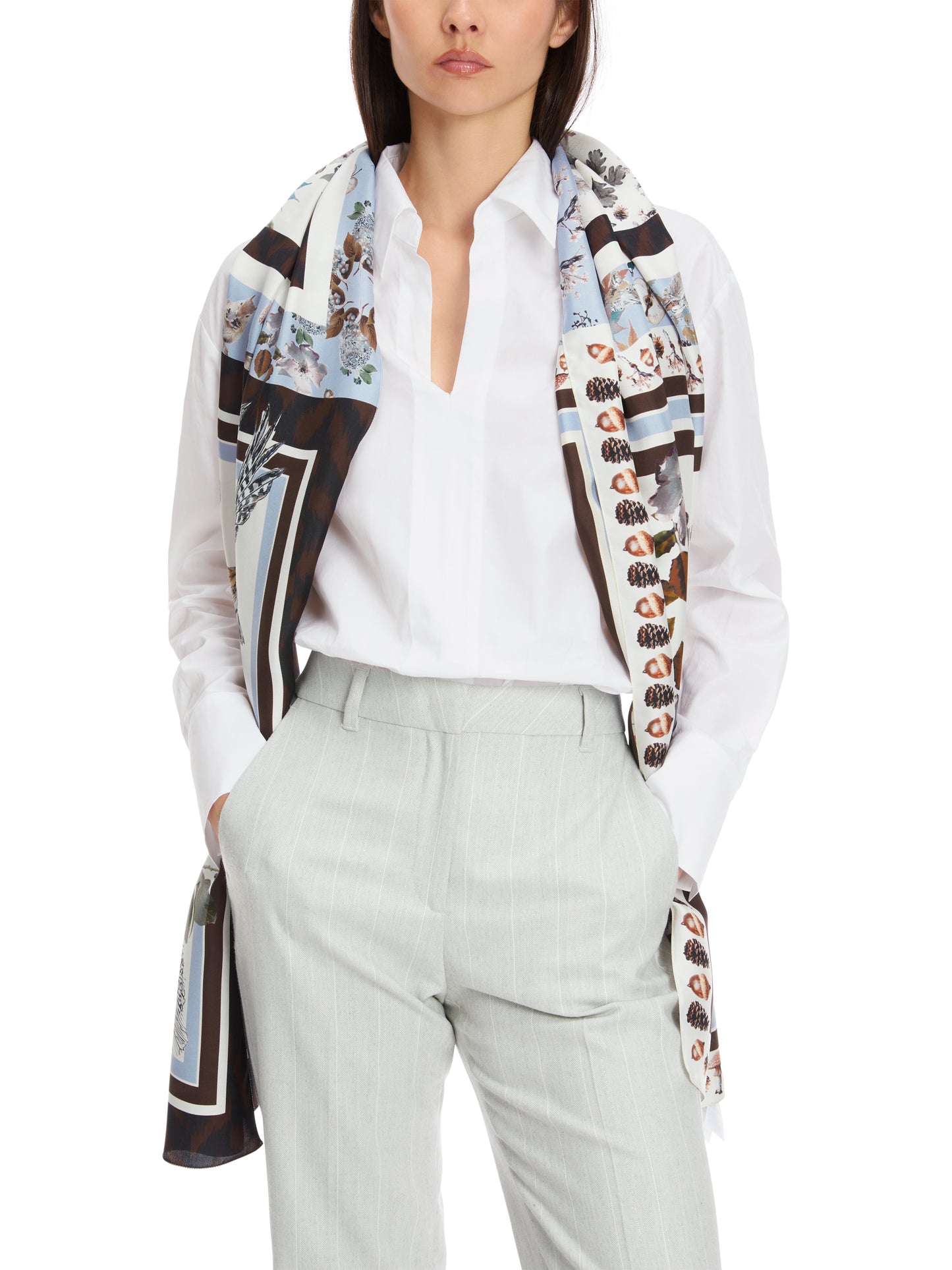 COTTON OVERSIZED BLOUSE IN BODY SUIT