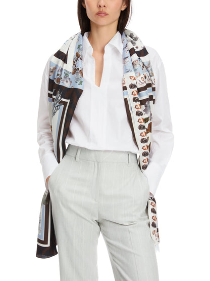 COTTON OVERSIZED BLOUSE IN BODY SUIT