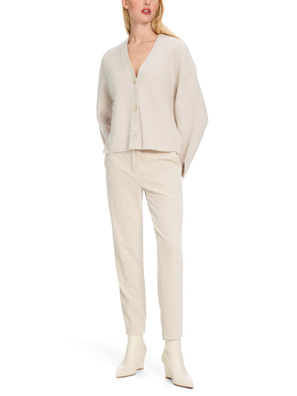 CASHMERE  BLEND V-NECK CARDIGAN