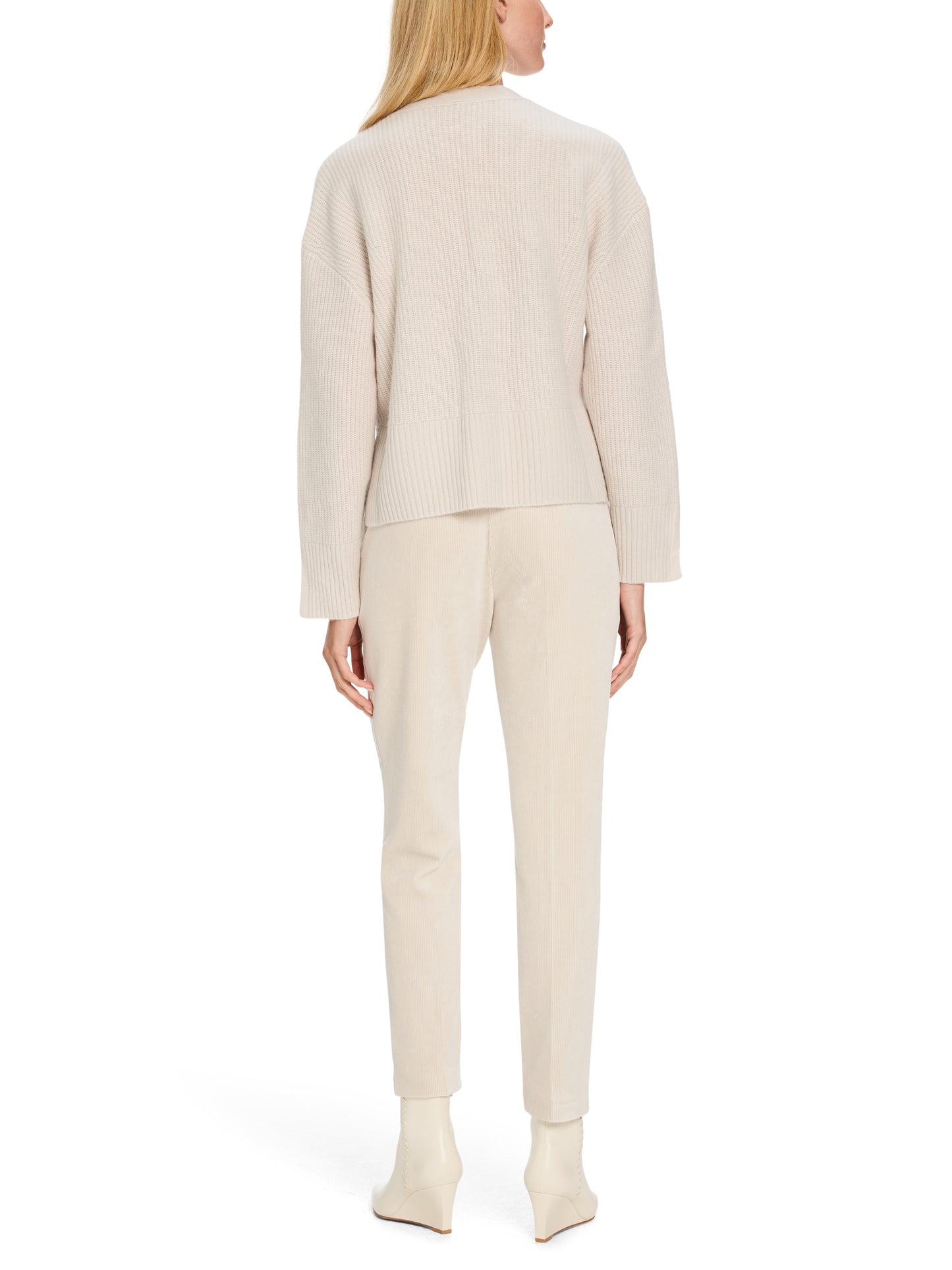 CASHMERE  BLEND V-NECK CARDIGAN