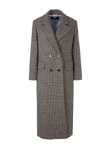 VINTAGE CHECK BLAZER STYLE COAT