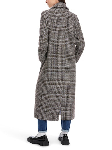 VINTAGE CHECK BLAZER STYLE COAT