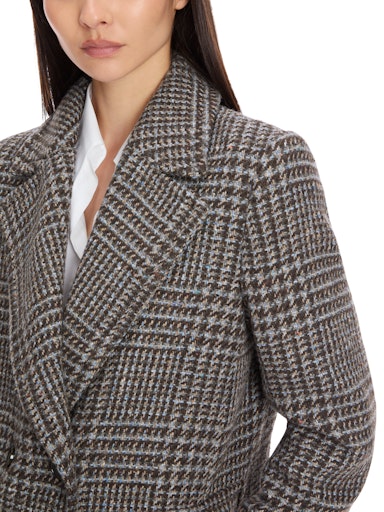 VINTAGE CHECK BLAZER STYLE COAT
