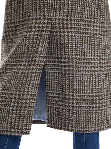 VINTAGE CHECK BLAZER STYLE COAT