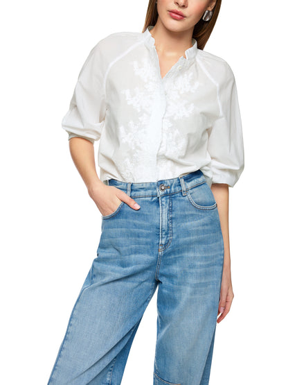BOHO BLOUSE W EMBROIDERY SHIRT