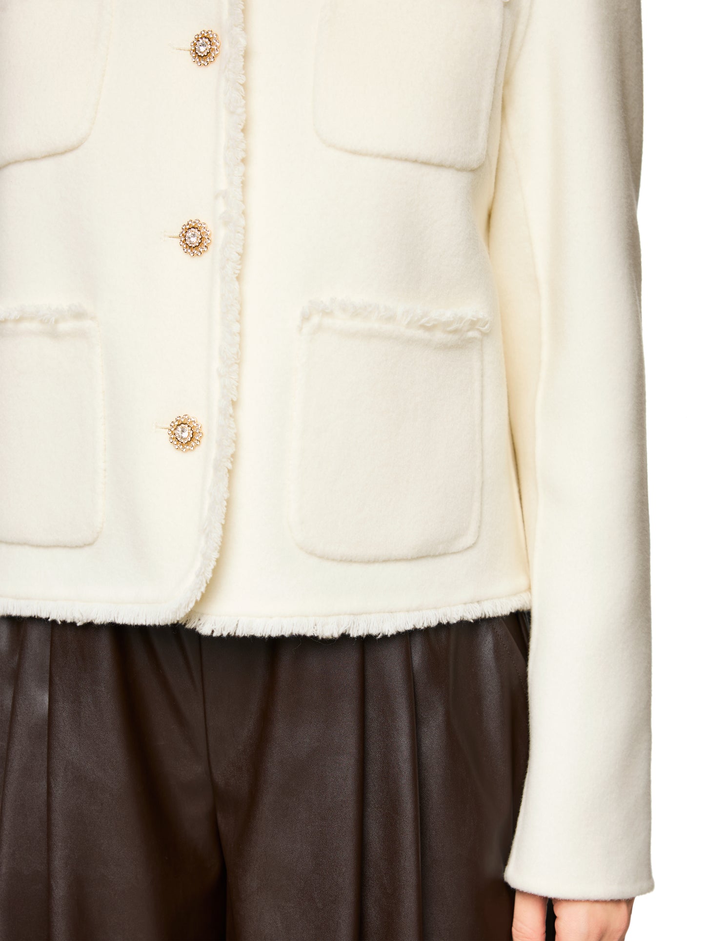 CHANEL STYLE JACKET ECRU