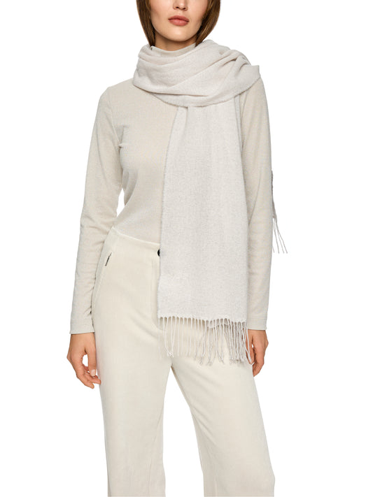 CASHMERE & WOOL SCARF SMOKE